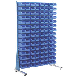 Topstore MSS1.5 Louvred Panel Spacemaster TC Bin Kits - Inc 120 x TC2 Blue Bins