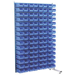 Topstore MSA1.5 Louvred Panel Spacemaster TC Bin Kits - Inc 120 x TC2 Blue Bins