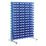 Topstore MDS1.5 Louvred Panel Spacemaster TC Bin Kits - Inc 240 x TC2 Blue Bins