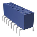 Amphenol ICC 75915-316LF 16P VRT SR Female Connector 0.76µm Gold Shrouded