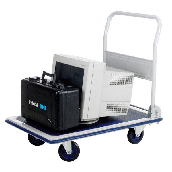 Toptruck Folding Flatbed Trolley 870 X 608 X 907mm Capacity 300kg