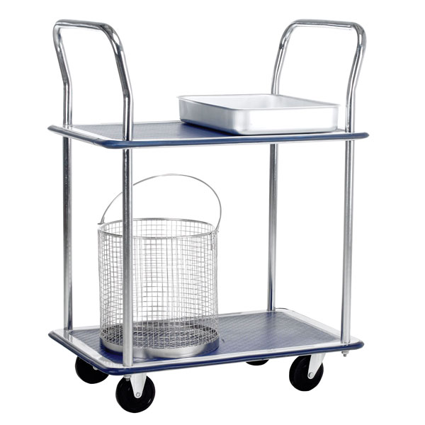 Click to view product details and reviews for Toptruck Shelf Trolley 2 Shelves 950 X 470 X 725mm Capacity 120kg.