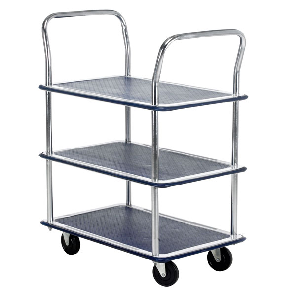 Click to view product details and reviews for Toptruck Shelf Trolley 3 Shelves 950 X 470 X 725mm Capacity 120kg.
