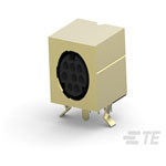 TE Connectivity 1658998-1 M-DIN Connector Female R/A Unshrouded 08P T/H