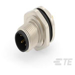 TE Connectivity T4130412041-000 M12Connector Male Unshrouded 4Pos Solder