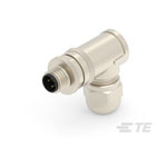 TE Connectivity T4113012041-000 M12 Circ Conn Male 4P Gold Right-Angled Shrouded