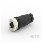 TE Connectivity T4110001051-000 M12 Female Straight A Code Gold Contacts