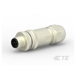 TE Connectivity T4111011051-000 M12 Circ Connector Male 5P Gold Coded Shrouded