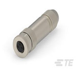 TE Connectivity T4010019031-000 M8 Female Shielded 3P Gold Connector