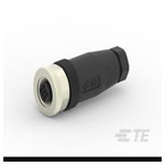 TE Connectivity T4110001041-000 M12 Female Connector Straight A Code Gold