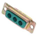 Amphenol DAM3W3SN DSub Mixed Contact Connector Female Unshrouded 3W3 Socket