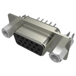 Amphenol ICC 10090929-S154VLF DSub Connector Female Shrouded 15P HD
