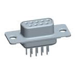 Amphenol DEP09S465TLF DSub Connector 9P Female Machined Shell Unshrouded