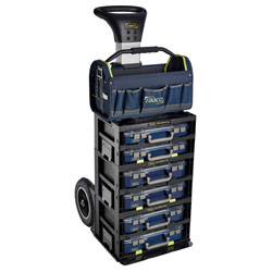 Raaco 181280 CarryMore Trolley + CarryMore Mix 2 + 16 Toolbag