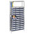 Raaco 181129 Shelving 4-800 Shelving Unit - 36 Bins