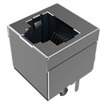 Amphenol 91139-088LF Modular Jack Female 8Pol Cat 3 Vrt Brd Mnt