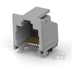 TE Connectivity 5406721-1 RJ45 SMT Connector Female R/A Unshrouded GRY 8/8