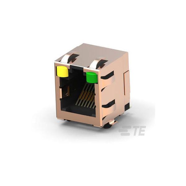 TE Connectivity 6339191-1 Ethernet Connector RJ45 Female SMT Shrou...