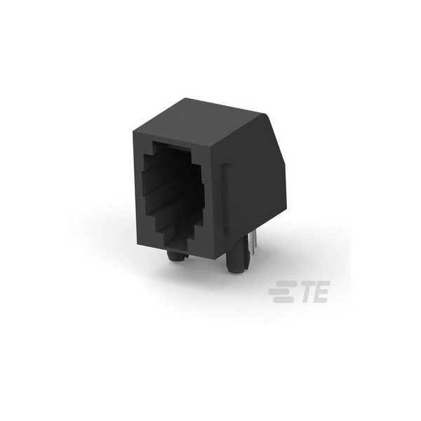 TE Connectivity 5555163-1 Ethernet Connector 6P6C Male R/A Unshrou...