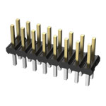 Amphenol 57102-G06-04LF Header Male Unshrouded DualRow T/H Vert 8P 0.76um