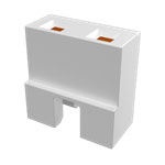 Amphenol 68786-102LF 2Pol Unshrouded Low Profile Jumper