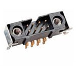 Harwin M80-5S21042MQ M80 Series Male DIL Horizontal SMT Connector Jackscrews