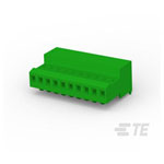 TE Connectivity 4-640443-0 MTA100 Connector Female Unshrouded 10P Green