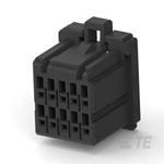 TE Connectivity 1-1827862-5 Dynamic 1100D Housing Female Shrouded 10P Black