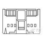TE Connectivity 103681-5 16 MTE Female Shrouded Headers & Wire Housing