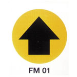 Beaverswood Floor Marker 430mm dia. Directional Arrow