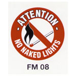 Beaverswood Floor Marker 430mm dia. No Naked Lights