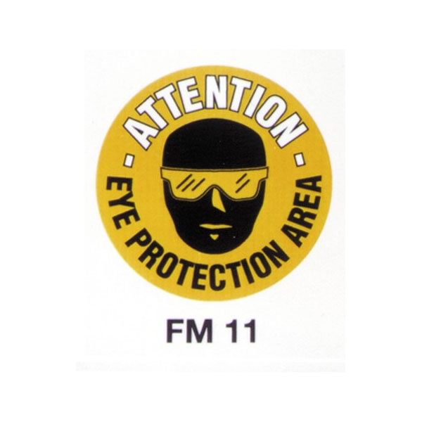  Floor Marker 430mm dia. Eye Protection Area