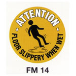 Beaverswood Floor Marker 430mm dia. Floor Slippery When Wet