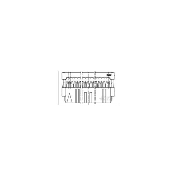 TE Connectivity 4-215882-0 Headers Wire Housings Cover 40POS Female