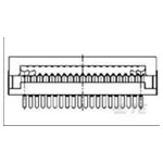 TE Connectivity 1-6437006-1 IDC Plug Male 1.27mm 4pin Unshrouded
