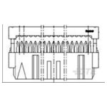 TE Connectivity 4-215911-0 AMP-Latch Header Male Shrouded Wire Housing