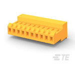 TE Connectivity 1-640426-0 10P Female Connector Closed No Tabs Orange 18AWG