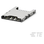 TE Connectivity 2199337-5 Micro SIM Connector Female Shrouded 8Pos 1.18H