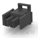 TE Connectivity 1-350777-9 P&S Conn Female Shrouded 2 Positions Black UL94V-0