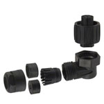 Amphenol C01610F00600012 Fem Conn 7Pole Crimp Angled Screw Lock IP67