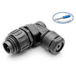 Amphenol-Tuchel C01620K00310012 Connector Male Unshroud 3Contacts Screw Terminal