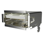 Amphenol 87583-2010BLF USB Connector Female Right Angle SMD 4P Unshrouded