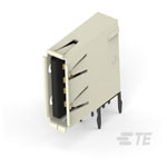 TE Connectivity 292336-1 USB Connector Female 1X1 A R/A T/H Unshrouded