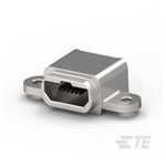 TE Connectivity 2108877-1 Micro USB Type B Female Unshrouded 5-Pin USB 2