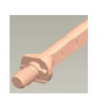 Amphenol 10037910-101LF AirMax Vertical Guide Male Connector Shrouded