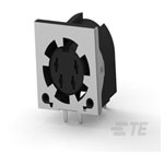 TE Connectivity 5212032-1 4 Circuits DIN Female Shrouded Grounded Shielded