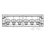 TE Connectivity 280635 AMPMODU II Connector Female Unshrouded 15 Positions