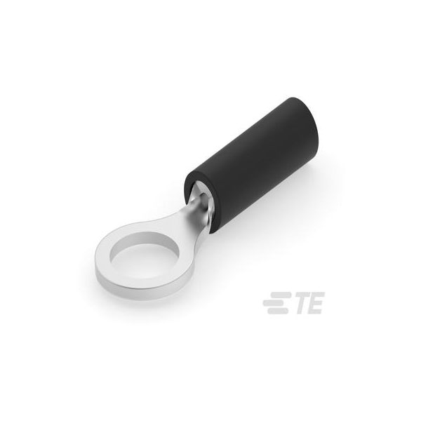 TE Connectivity 151441 Terminal Ring Tongue 22AWG Black Unshrouded