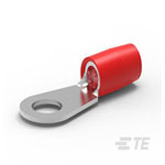 TE Connectivity 324044 Terminals NYL RING 08AWG #5/16 RED