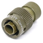 ITT Cannon 430-8560-028 Dsub Connector Female Shrouded 9 Pins